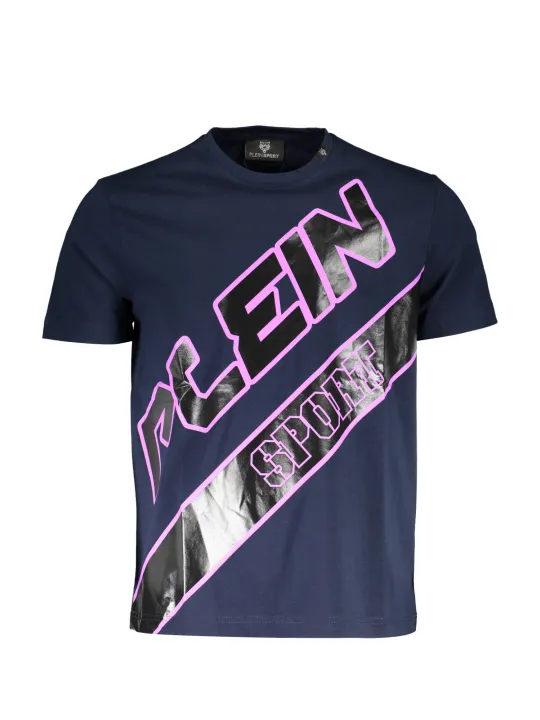 "Plein Sport T-Shirts im Sale | Kurzarm TShirt Rundhals Logo Plein Sport Navy online kaufen"|Planet-Deluxe