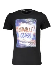 "Cavalli Class T-Shirts im Sale | Cavalli Class QXT61OJD060_54E0C4F_NERO05051 Schwarz online kaufen"|Planet-Deluxe