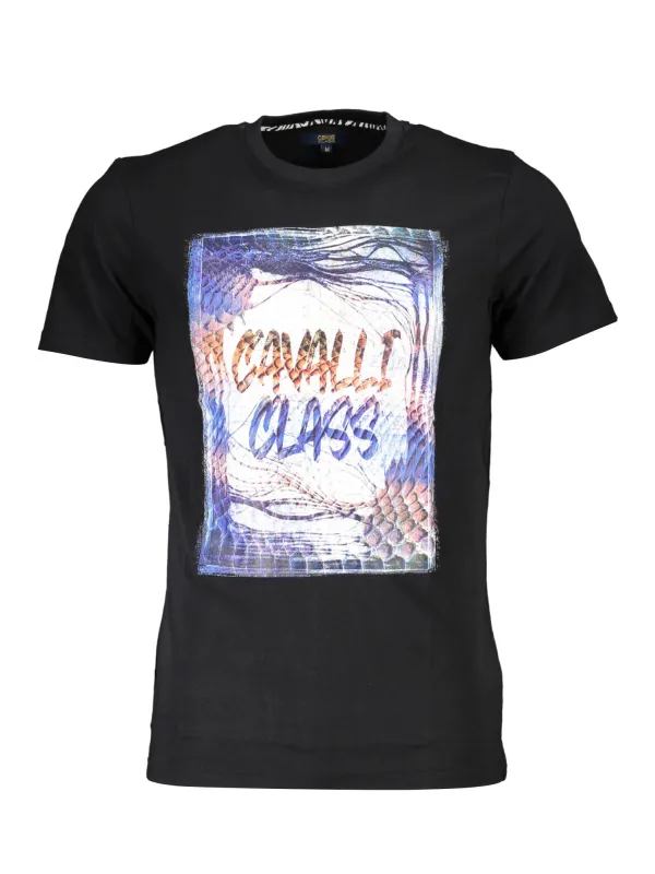 "Cavalli Class T-Shirts im Sale | Cavalli Class QXT61OJD060_54E0C4F_NERO05051 Schwarz online kaufen"|Planet-Deluxe