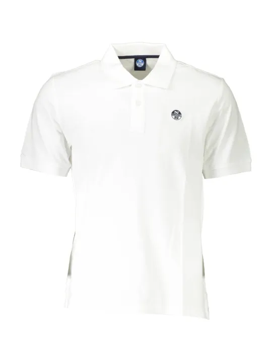 "North Sails Poloshirts im Sale | Kurzarm Polo mit Applikation und Logo von North Sails online kaufen"|Planet-Deluxe
