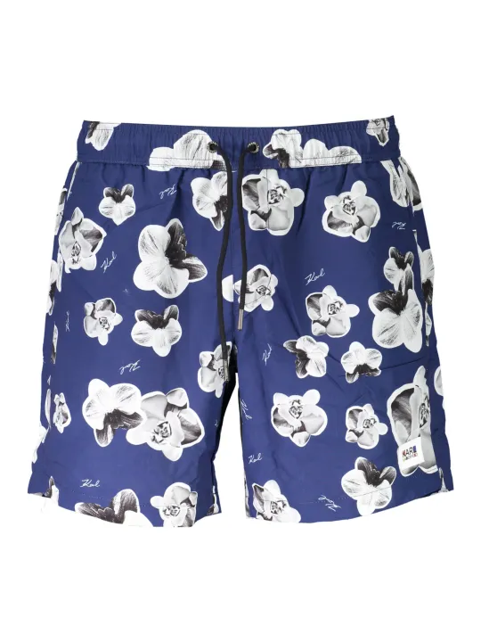 "Karl Lagerfeld Beachwear Badehosen im Sale | Karl Lagerfeld Beachwear KL20MBM12_50678C6_BLUNAVY online kaufen"|Planet-Deluxe
