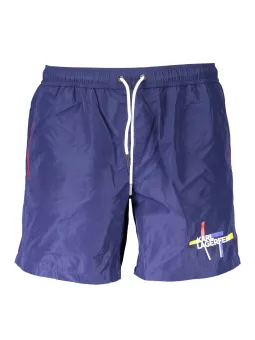 "Klassische Badeboxer: Print & Kontrastdetails"