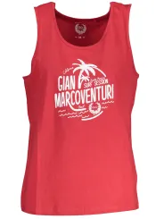 GIAN MARCO VENTURI - Rotes Logo Tanktop für Herren