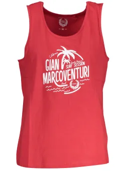 GIAN MARCO VENTURI - Rotes Logo Tanktop für Herren