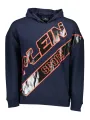 "Plein Sport Sweatshirts im Sale | Kontrast Hoodie mit Applikation und Print - Plein Sport Navy online kaufen"|Planet-Deluxe
