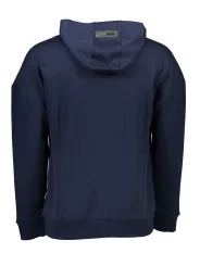 "Plein Sport Sweatshirts im Sale | Kontrast Hoodie mit Applikation und Print - Plein Sport Navy online kaufen"|Planet-Deluxe