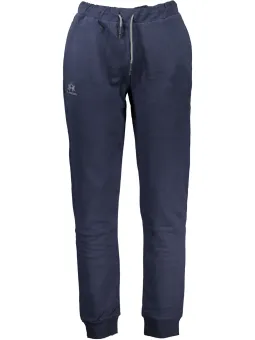 LaMartina Sporthose Blau mit Logo und Elastikbund