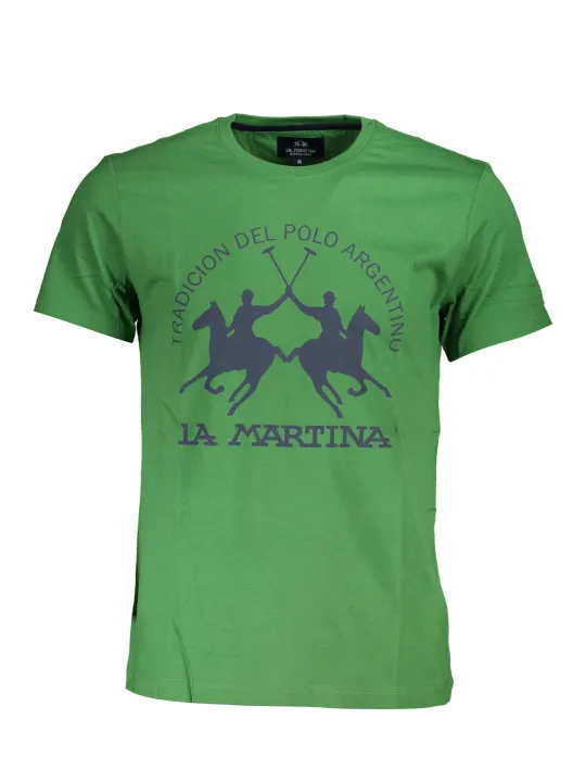 "LA MARTINA T-Shirts im Sale | LA MARTINA HERREN KURZARM T-SHIRT GRÜN online kaufen"|Planet-Deluxe