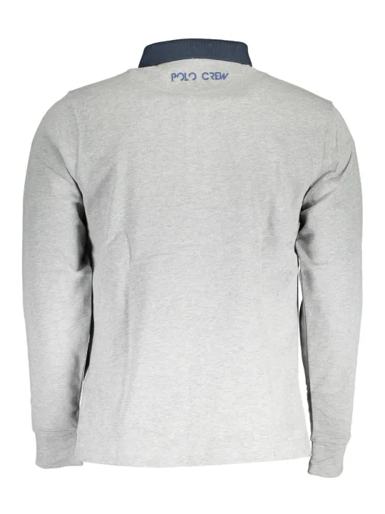 "LA MARTINA Poloshirts im Sale | Poloshirt Grau Kontrastdetails Stickerei Logo La Martina online kaufen"|Planet-Deluxe