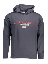 "U.S. POLO Sweatshirts im Sale | US Polo Kontrast Hoodie mit Logo Blau online kaufen"|Planet-Deluxe