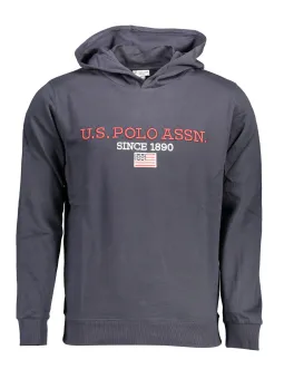 US Polo Kontrast Hoodie Blau - Stilvoll & Bequem