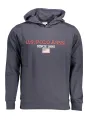 "U.S. POLO Sweatshirts im Sale | US Polo Kontrast Hoodie mit Logo Blau online kaufen"|Planet-Deluxe