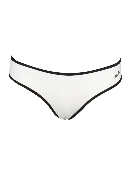"Karl Lagerfeld Beachwear Startseite im Sale | KARL LAGERFELD BEACHWEAR BADEANZUGHOSE DAMEN WEIß online kaufen"|Planet-Deluxe