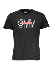 "GIAN MARCO VENTURI T-Shirts im Sale | GIAN MARCO VENTURI SCHWARZES LOGO TSHIRT RUNDHALS  online kaufen"|Planet-Deluxe