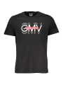 "GIAN MARCO VENTURI T-Shirts im Sale | GIAN MARCO VENTURI SCHWARZES LOGO TSHIRT RUNDHALS  online kaufen"|Planet-Deluxe