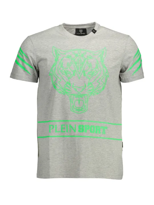 "Plein Sport T-Shirts im Sale | Kontrast-Logo T-Shirt Kurzarm Rundhals Plein Sport online kaufen"|Planet-Deluxe