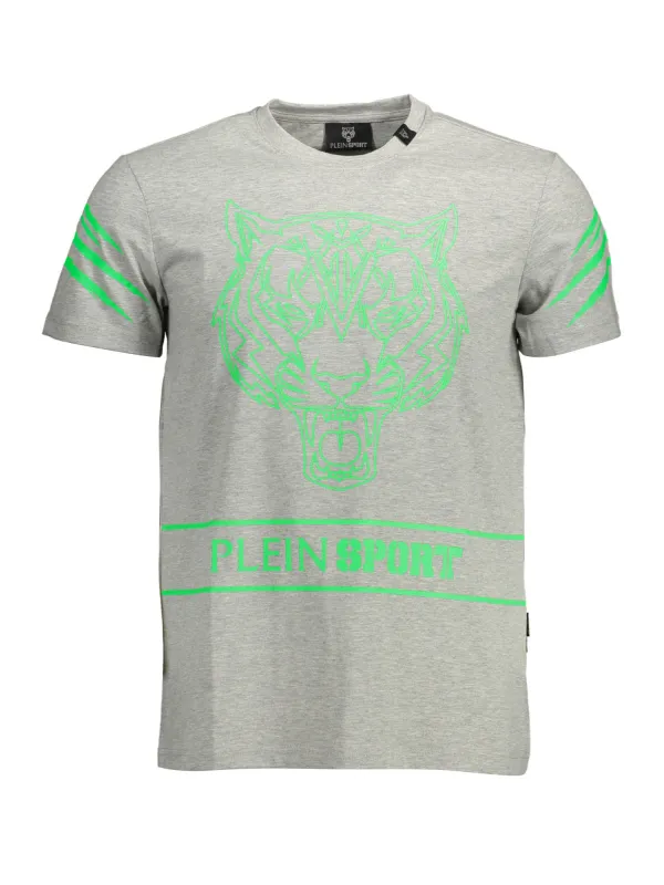 "Plein Sport T-Shirts im Sale | Kontrast-Logo T-Shirt Kurzarm Rundhals Plein Sport online kaufen"|Planet-Deluxe