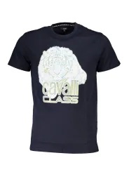 "Cavalli Class T-Shirts im Sale | Cavalli Class QXT61WJD060_D3BE2AA_BLU04926 Blau online kaufen"|Planet-Deluxe