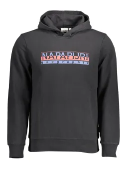 Napapijri Logo Hoodie Schwarz - Stilvolles Sweatshirt