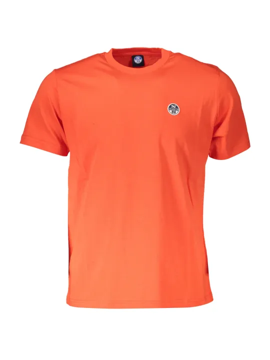 "North Sails T-Shirts im Sale | Kurzarm TShirt Rundhals Logo North Sails Rot online kaufen"|Planet-Deluxe