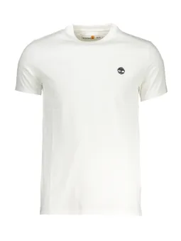 "Timberland Slim Fit Rundhals T-Shirt Weiß mit Logo"