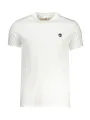 "Timberland T-Shirts im Sale | Slim Fit Rundhals T-Shirt mit Sticklogo Timberland Weiß online kaufen"|Planet-Deluxe
