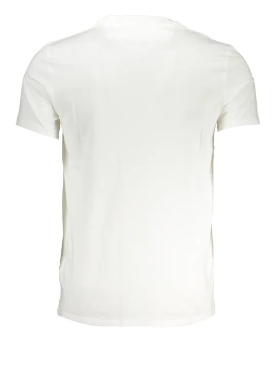 "Timberland T-Shirts im Sale | Slim Fit Rundhals T-Shirt mit Sticklogo Timberland Weiß online kaufen"|Planet-Deluxe