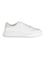 "Calvin Klein Sneakers im Sale | Calvin Klein Weiße Schnürsneaker mit Kontrastdetails online kaufen"|Planet-Deluxe