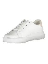 "Calvin Klein Sneakers im Sale | Calvin Klein Weiße Schnürsneaker mit Kontrastdetails online kaufen"|Planet-Deluxe