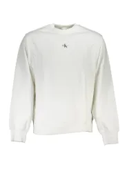 "Calvin Klein Sweatshirts im Sale | Calvin Klein Logo Sweatshirt in Weiß online kaufen"|Planet-Deluxe