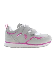 "U.S. POLO   BEST PRICE Sneakers im Sale | U.S. Polo Sportschuhe mit Riemen und Logo für Mädchen online kaufen"|Planet-Deluxe