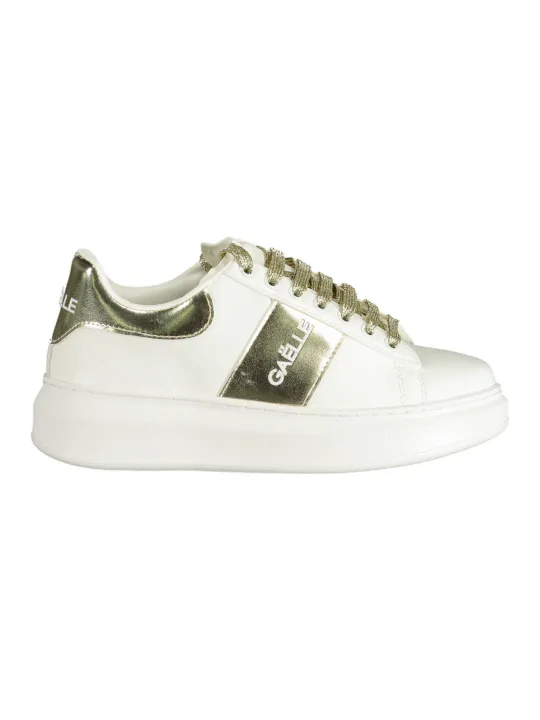 "Gaelle Paris Sneakers im Sale | Gaelle Paris Eco-Leder Sneakers mit Kontrastdetails online kaufen"|Planet-Deluxe