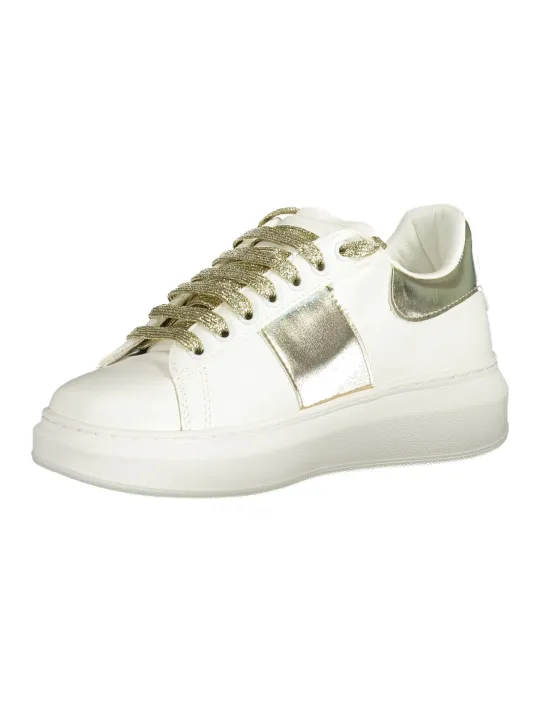 "Gaelle Paris Sneakers im Sale | Gaelle Paris Eco-Leder Sneakers mit Kontrastdetails online kaufen"|Planet-Deluxe
