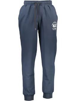 La Martina Blaue Sporthose mit Kordelzug und Taschen