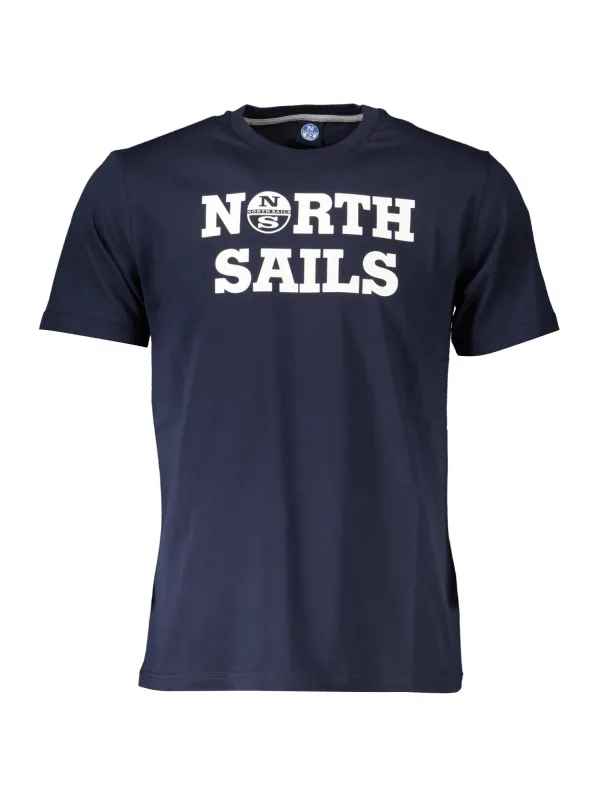 "North Sails T-Shirts im Sale | Kurzarm TShirt Rundhals mit Logo Blau North Sails online kaufen"|Planet-Deluxe