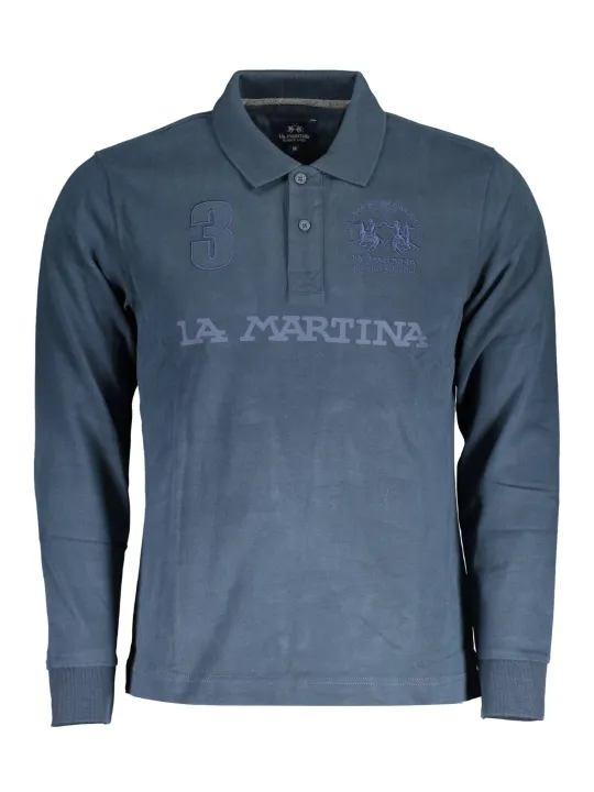 "LA MARTINA Startseite im Sale | LA MARTINA LANGARM-POLO HERREN BLAU online kaufen"|Planet-Deluxe