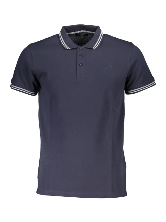 "Cavalli Class Poloshirts im Sale | Kurzarm Poloshirt mit Stickerei und Kontrastdetails Logo online kaufen"|Planet-Deluxe