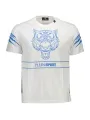 "Plein Sport T-Shirts im Sale | Kontrastdruck Logo TShirt Plein Sport Weiß online kaufen"|Planet-Deluxe