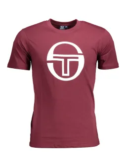 "Sergio Tacchini Logo T-Shirt in Viola – Stilvoll & Bequem"