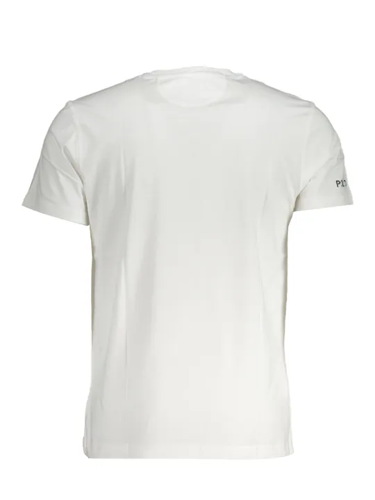 "LA MARTINA T-Shirts im Sale | LaMartina Kurzarmshirt Normale Passform Rundhals Stickerei Bianco online kaufen"|Planet-Deluxe