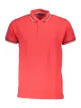 "Cavalli Class Poloshirts im Sale | Kurzarm-Poloshirt Cavalli Class Rot mit Logo und Stickerei online kaufen"|Planet-Deluxe