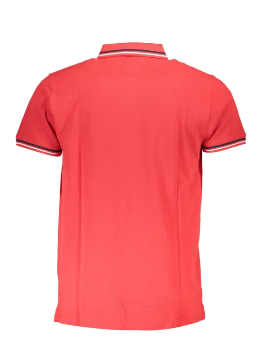 "Cavalli Class Poloshirts im Sale | Kurzarm-Poloshirt Cavalli Class Rot mit Logo und Stickerei online kaufen"|Planet-Deluxe