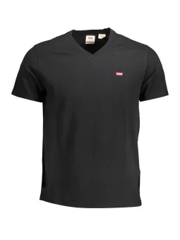 Levi's V-Ausschnitt T-Shirt Schwarz – Stilvoll & Bequem