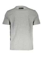 "Plein Sport T-Shirts im Sale | Graues Rundhals TShirt mit Logo Print von Plein Sport online kaufen"|Planet-Deluxe