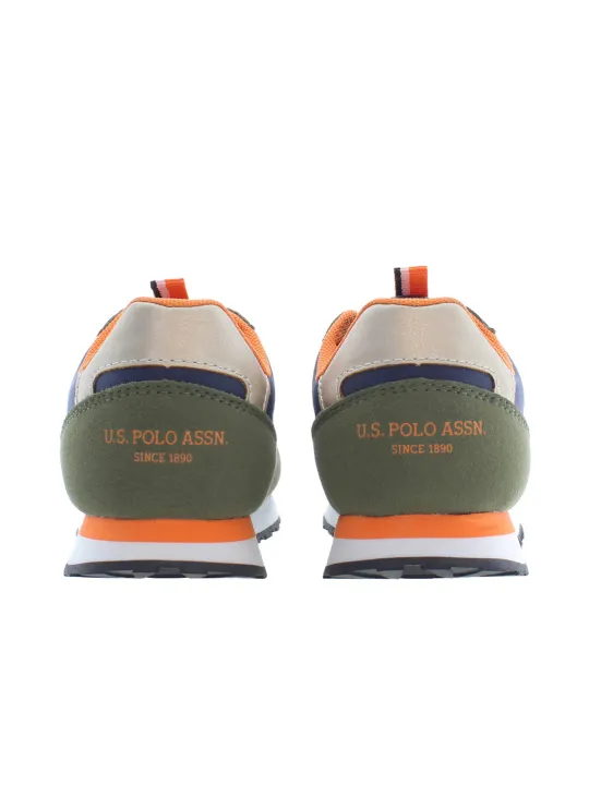U.S. POLO Jungen-Sneaker mit Logo und Schnürsenkeln