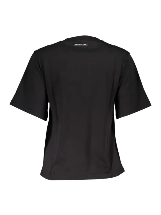 "Cavalli Class T-Shirts im Sale | Cavalli Class QXT62FJD060_08D9151_NERO05051 online kaufen"|Planet-Deluxe