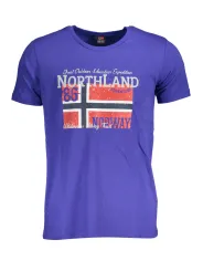 "NORWAY 1963 T-Shirts im Sale | Norwegen Blau Royal Kurzarmshirt Rundhals 1963 online kaufen"|Planet-Deluxe