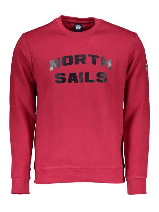 "North Sails Startseite im Sale | NORTH SAILS ROTES HERREN-SWEATSHIRT MIT REISSVERSCHLUSS online kaufen"|Planet-Deluxe