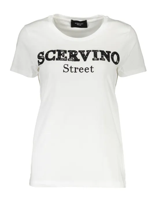 "SCERVINO STREET Startseite im Sale | SCERVINO STREET KURZARM-T-SHIRT DAMEN WEISS online kaufen"|Planet-Deluxe