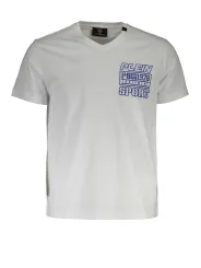 "Plein Sport T-Shirts im Sale | Plein Sport TShirt VAuschnitt Logo Druck Weiss online kaufen"|Planet-Deluxe